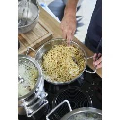 Wok 30 cm, 18/10 Edelstahl