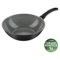 Wok, 28 cm, Aluminium, Keramische Antihaftbeschichtung