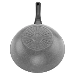 Wok, 28 cm, Aluminium, Titanverstärkte keramische Antihaftbeschichtung