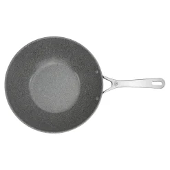 Wok, 30 cm, Aluminium, Titanverstärkte keramische Antihaftbeschichtung
