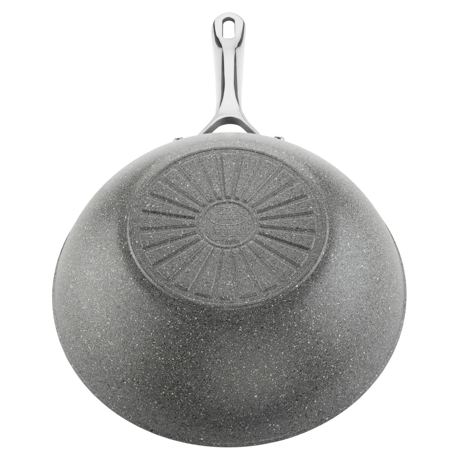 Wok, 30 cm, Aluminium, Titanverstärkte keramische Antihaftbeschichtung