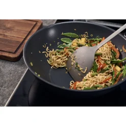 Wok, 30 cm, Aluminium, Titanverstärkte keramische Antihaftbeschichtung